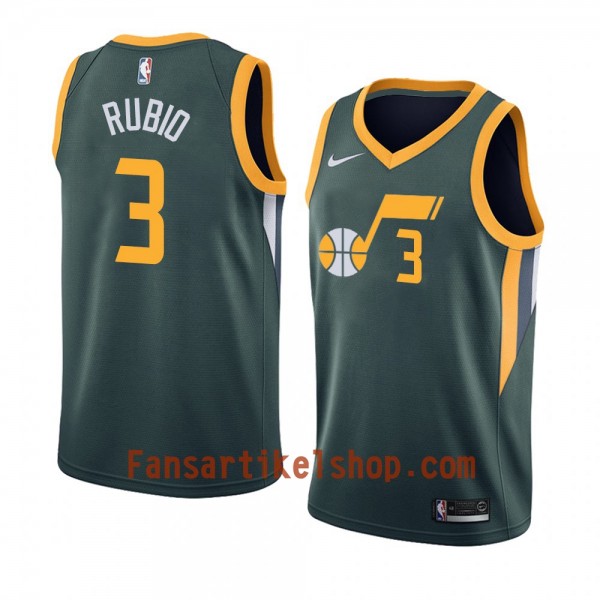 Utah Jazz Trikot Ricky Rubio 3 2018-19 Nike Grün Swingman - Herren